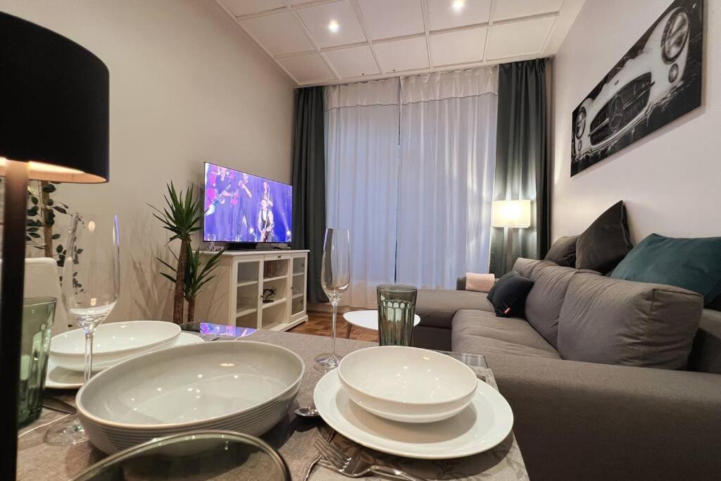 Soul-Apartment Terrasse Privat-Parkplatz Boxspringbett 55Zoll Tv Wlan 莱比锡 外观 照片