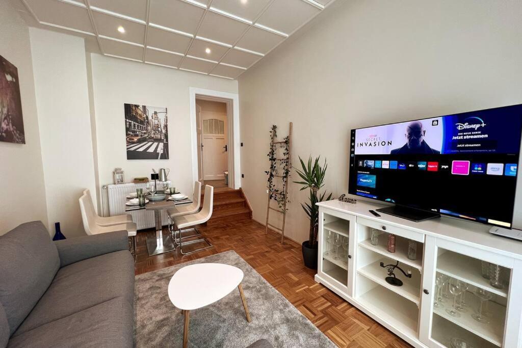 Soul-Apartment Terrasse Privat-Parkplatz Boxspringbett 55Zoll Tv Wlan 莱比锡 外观 照片