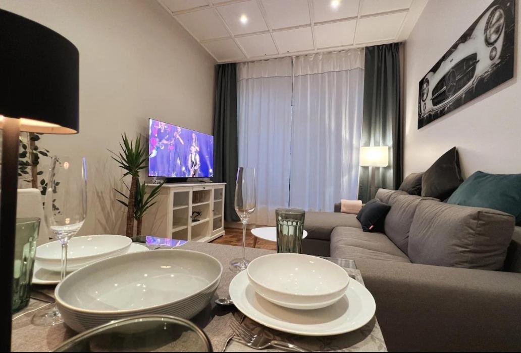 Soul-Apartment Terrasse Privat-Parkplatz Boxspringbett 55Zoll Tv Wlan 莱比锡 外观 照片
